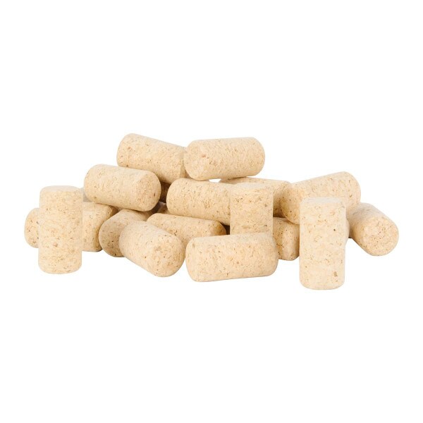Agglomerate wine cork stoppers